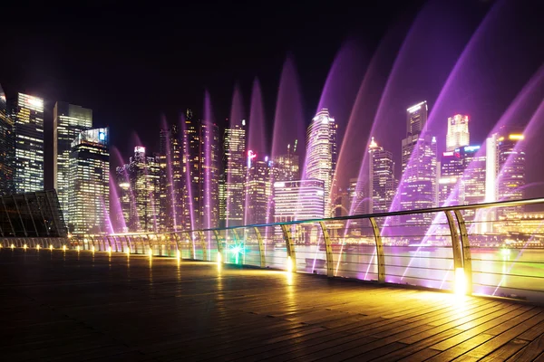 Prosperous urban cityscape at night — Stock Photo, Image