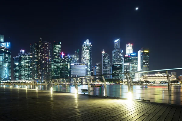 Prosperous urban cityscape at night — Stock Photo, Image