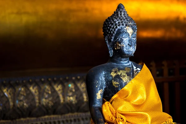 Ancient buddha sculpture detail — Stock Photo, Image