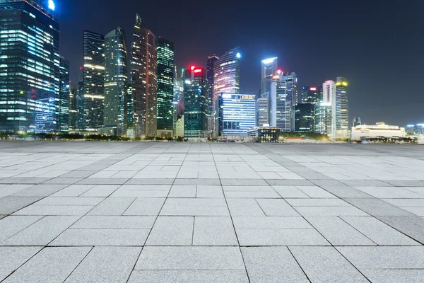 Prosperous modern cityscape at night — Stock Photo, Image