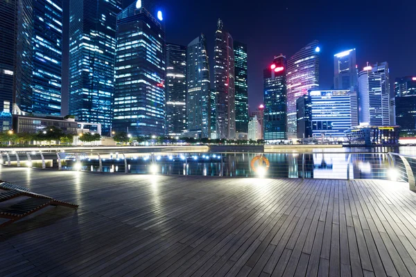 Night view of prosperous city — Stock Photo, Image