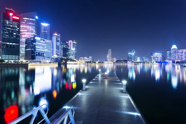 Night view of prosperous city — Stock Photo, Image