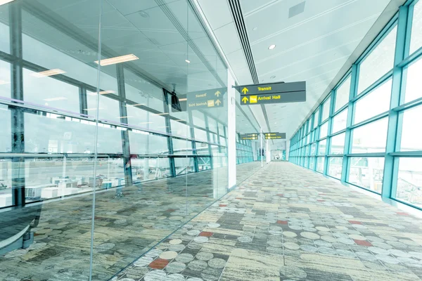 Korridor des Flughafens — Stockfoto
