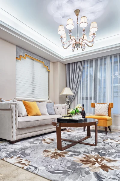 Modernes Wohnzimmer luxuriöse Dekoration Interieur — Stockfoto