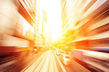 Trafik lambası yollar modern iş şehir