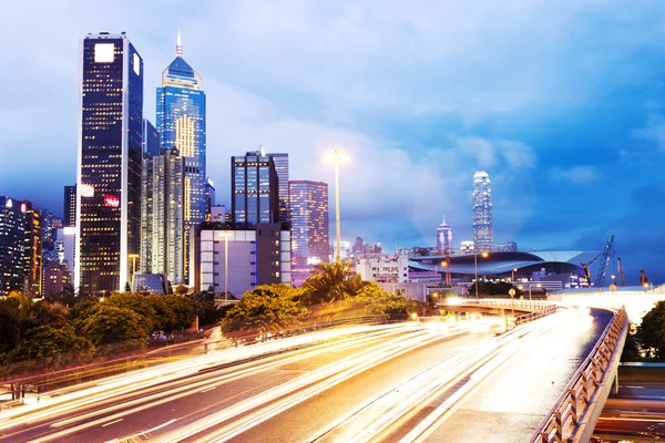 Moderne stedelijke stad verkeer routes — Stockfoto