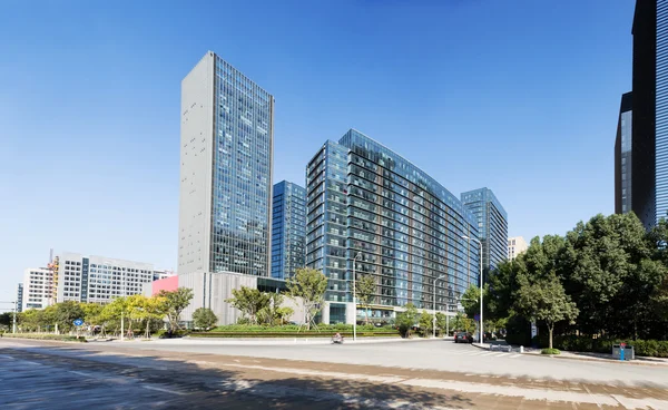 Modernes Stadtbild und Bürogebäude — Stockfoto