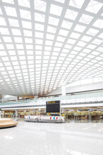 Modern airport hall interior — Stock Photo, Image