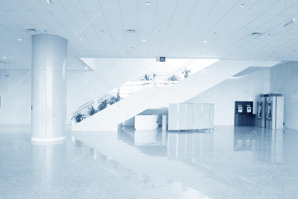 Modern office building hall interior