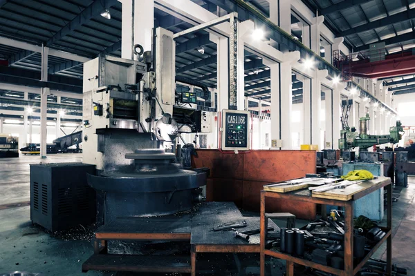 Modern mechanism factory interior — Stock Photo, Image