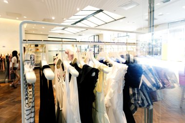 Modern moda salonu iç 