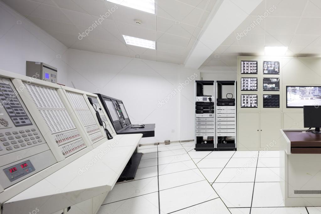 surveillance control room interior