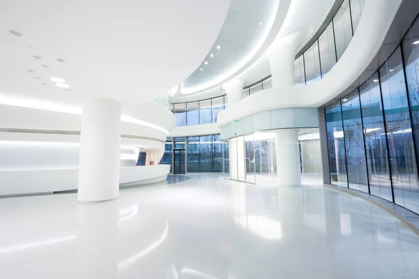 Futuristic modern office building interior — Stock Photo, Image