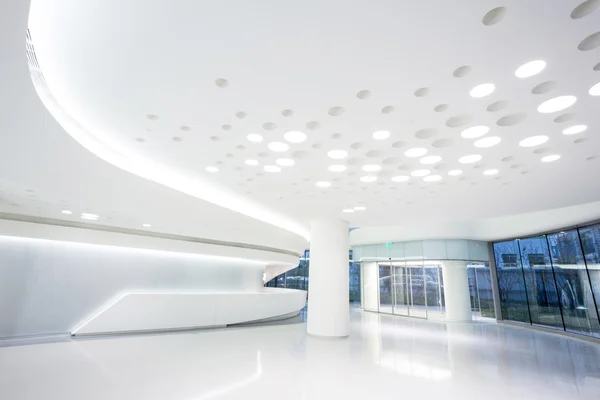 Futuristic modern office building interior — Stock Photo, Image