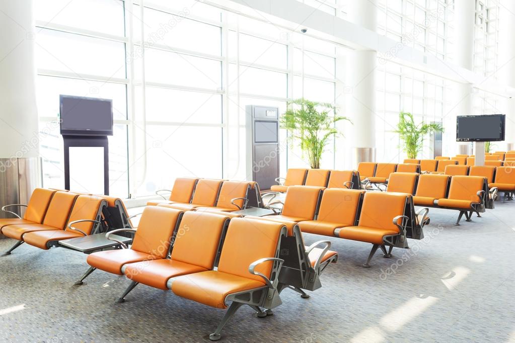 Airport hall interior