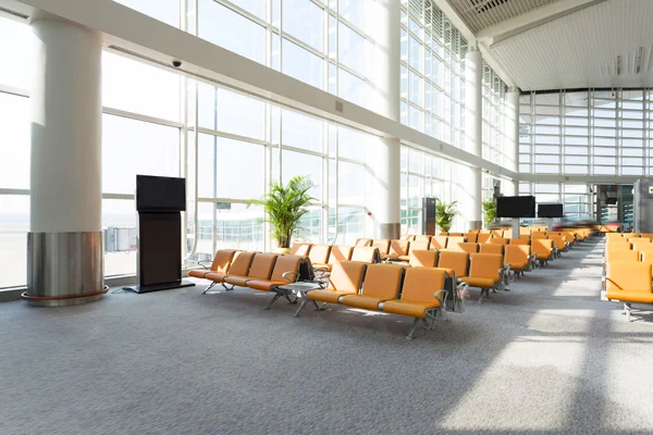 Flygplats väntar hall — Stockfoto