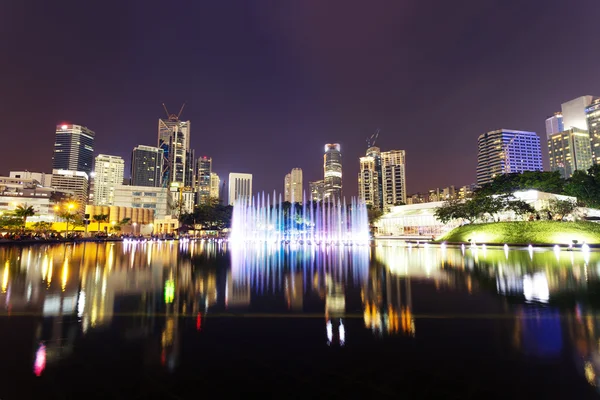 Muziek fontein in Kuala Lumpur — Stockfoto