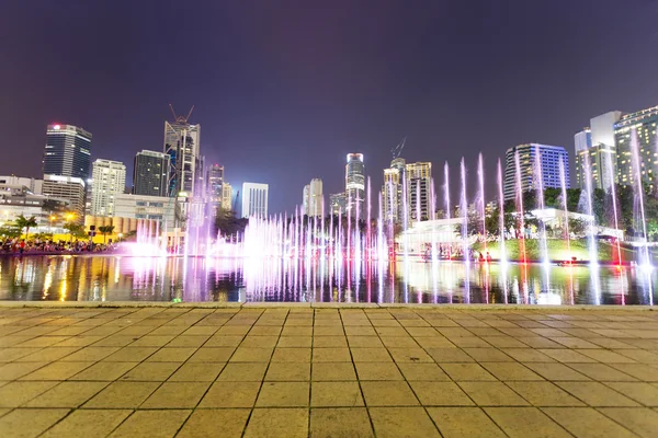 Fuentes de música en Kuala Lumpur — Foto de Stock