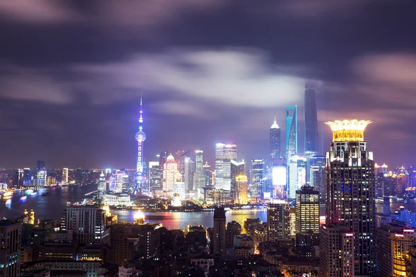 Skyline della città moderna Shanghai — Foto Stock