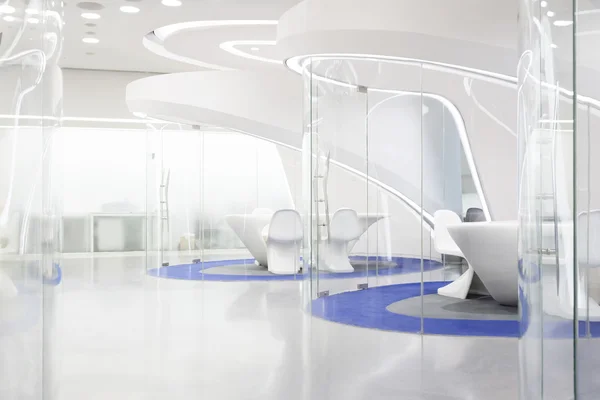 Concept futuriste moderne bureau intérieur — Photo