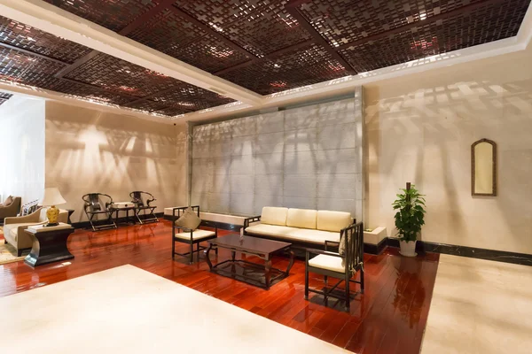 现代酒店室内设计和走廊 — 图库照片