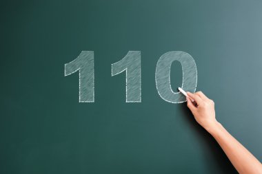 tahtaya yazılmış 110