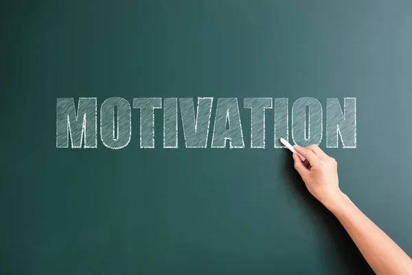 Hand written word motivation — Stock Photo, Image