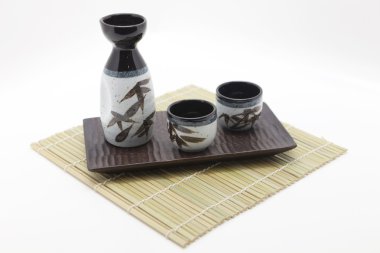 şarap traditonal Japonya ve Çin seti