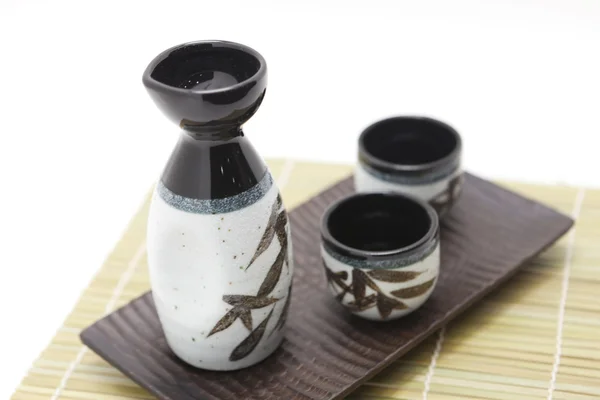 Conjunto de vino tradicional japón y china — Foto de Stock