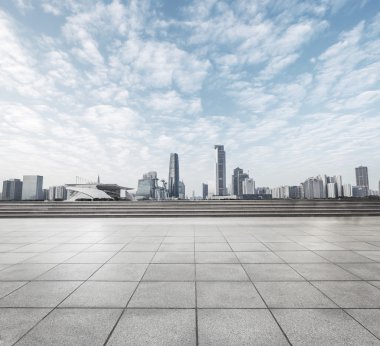 Manzarası ve cityscape modern Meydanı