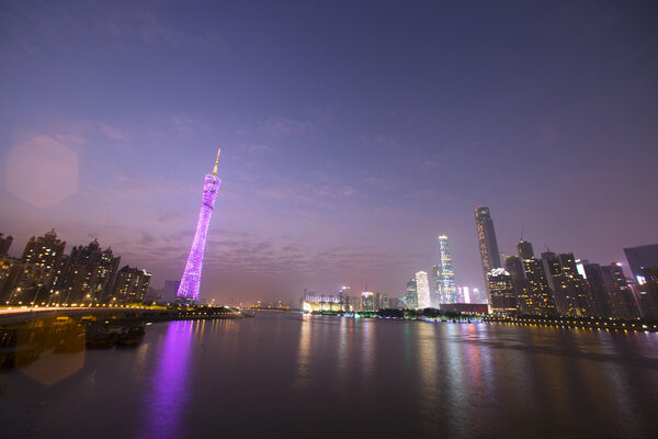 Modern cityscape in Guangzhou