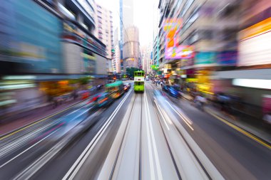 Rating bulanıklık modern şehir hong kong sokak hareketleri