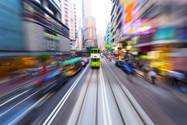 Rating bulanıklık modern şehir hong kong sokak hareketleri