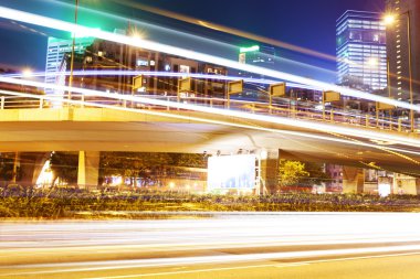 Rating bulanıklık hareket yollar modern şehir geceleri sokak