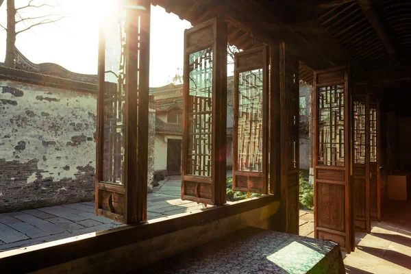 Chinese vintage house windows — Stock Photo, Image