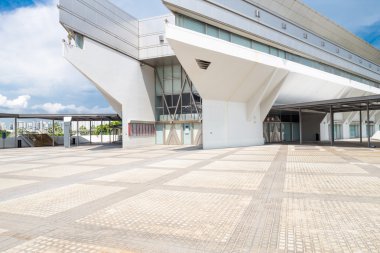 manzarası ve modern Stadı dış