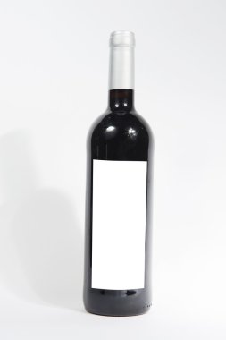 Şarap şişesi boş etiketi