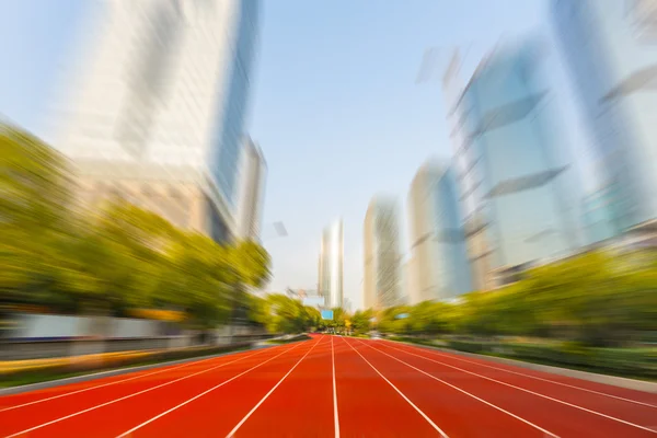 Lopende race-lijn — Stockfoto