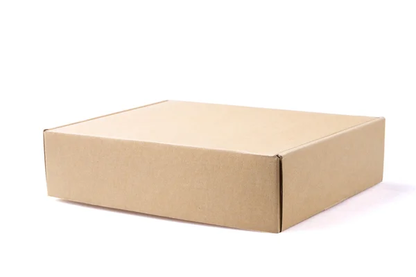 Brown package box — Stock Photo, Image