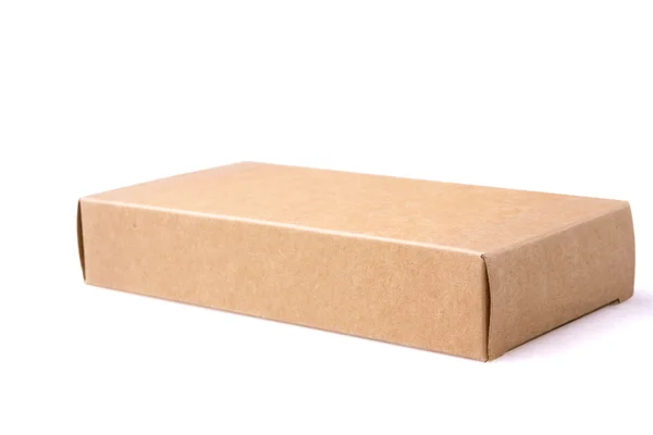 Brown package box — Stock Photo, Image