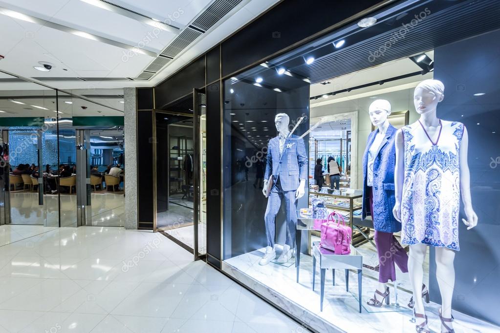 Fashion Shop Display Window And Clothes Stock Photo C Zhudifeng