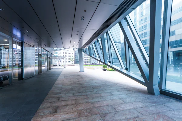 Empty pavement inside of office building — Stock Photo, Image