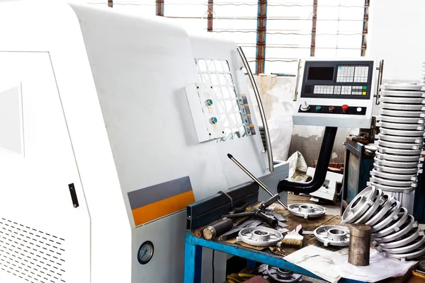 Industrial machine and control panel — Stock Photo, Image