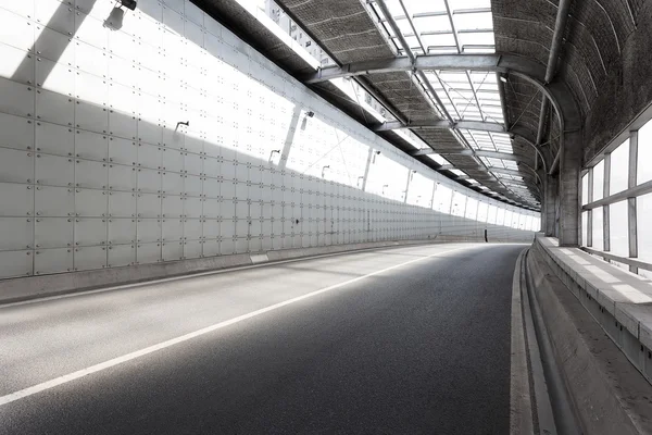 空隧道的现代城市 — 图库照片
