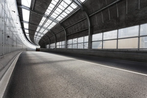 Der leere Tunnel der modernen Stadt — Stockfoto