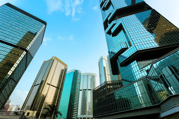 Skyscrapers in modern city — Stock Photo, Image