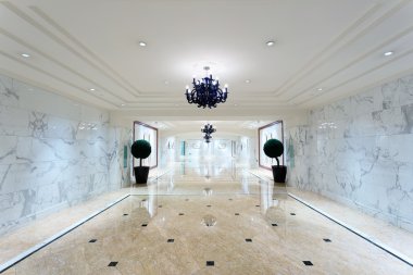 Lüks otel koridor iç