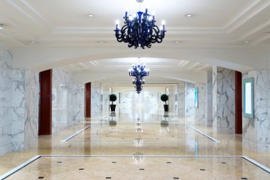 Lüks otel koridor iç