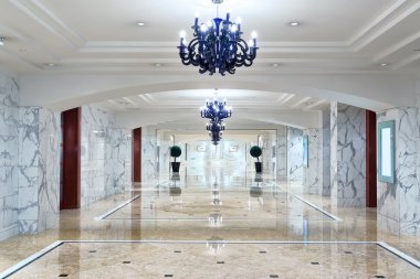 Lüks otel koridor iç