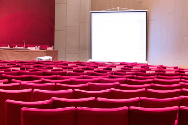 Conference hall interior and chairs — Stock Photo, Image